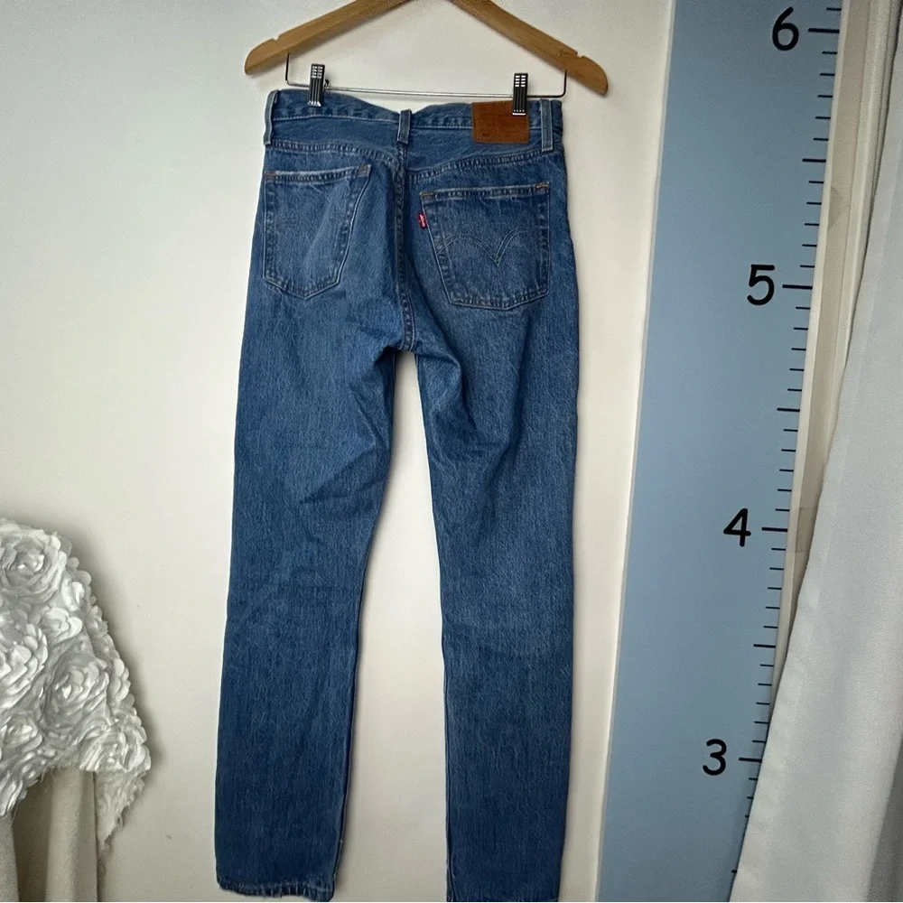 Levi's‎ 501 Distressed Button Fly Blue Jeans 30